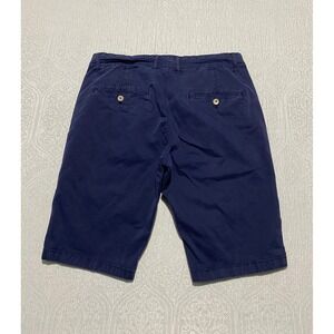 Paladino Menswear Shorts Size 32 Navy‎ Blue Chino Casual Modern Style